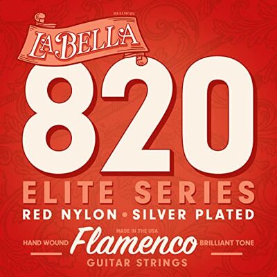 La Bella Labella L820 Flamenco Jeu de Cordes en nylon pour Guitare Medium Tension La Bella Labella L820 Flamenco Jeu de Cordes en nylon pour Guitare Medium Tension