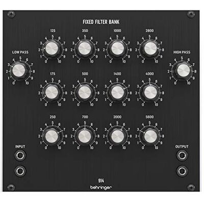 Behringer 914 FIXED FILTER BANK Module de banque de filtre fixe analogique légendaire pour Eurorack Behringer 914 FIXED FILTER BANK Module de banque de filtre fixe analogique légendaire pour Eurorack