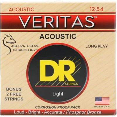 DR Strings DR String VTA-12 Veritas Jeu de cordes pour guitare classique DR Strings DR String VTA-12 Veritas Jeu de cordes pour guitare classique