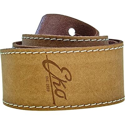 EKO GUITARS GBU STRAP Bandoulière en cuir, confort et résistance, réglable et adapté pour guitares électriques et acoustiques, design élégant et durable, couleur marron EKO GUITARS GBU STRAP Bandoulière en cuir, confort et résistance, réglable et adapté pour guitares électriques et acoustiques, design élégant et durable, couleur marron