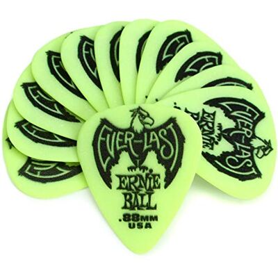 Ernie Ball .88 mm Green Everlast Picks 12-pack Ernie Ball .88 mm Green Everlast Picks 12-pack
