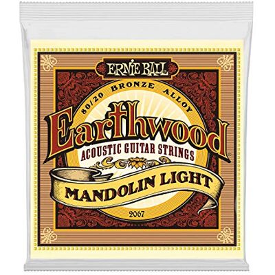 Ernie Ball Earthwood Mandoline Light Loop End 80/20 Bronze Cordes de guitare acoustique calibre 9-34 Ernie Ball Earthwood Mandoline Light Loop End 80/20 Bronze Cordes de guitare acoustique calibre 9-34
