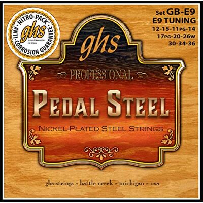 GHS Strings GHS PEDAL STEEL BOOMERS Jeu De Cordes GB-E9-013/036 GHS Strings GHS PEDAL STEEL BOOMERS Jeu De Cordes GB-E9-013/036