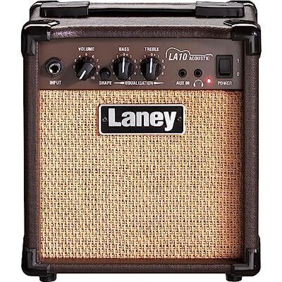 LANEY LA Series LA10 Acoustic Guitar Combo Amp 10W 5 inch Woofer LANEY LA Series LA10 Acoustic Guitar Combo Amp 10W 5 inch Woofer