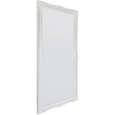 MirrorOutlet Miroir mural sur pied style shabby chic Blanc 167 x 76 cm MirrorOutlet Miroir mural sur pied style shabby chic Blanc 167 x 76 cm