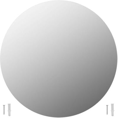 vidaXL Miroir Mur 60cm en Verre Rond - Miroir Mur vidaXL Miroir Mur 60cm en Verre Rond - Miroir Mur