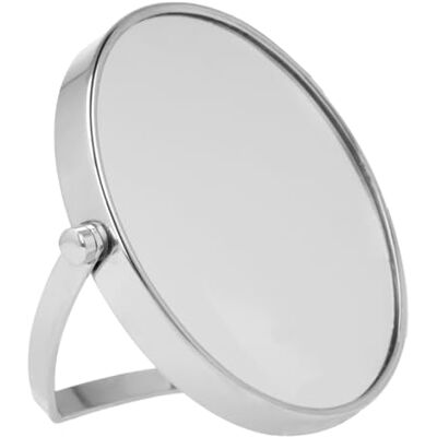 PARSA BEAUTY miroir argenté Miroir salle de bain compact avec grossissement, Double face & chromé, voyages & le styling en déplacement, Must Have PARSA BEAUTY miroir argenté Miroir salle de bain compact avec grossissement, Double face & chromé, voyages & le styling en déplacement, Must Have