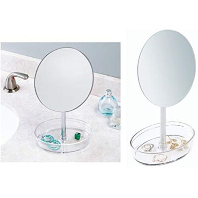 APLI Kids - Miroir en acier inoxydable pivotant avec rangement - Miroir APLI Kids - Miroir en acier inoxydable pivotant avec rangement - Miroir