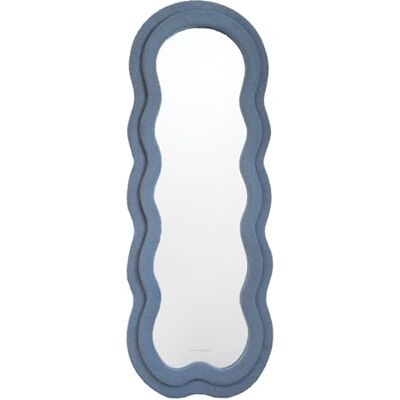 Flamingueo Miroir Mural Vague, Grand Miroir Asymétrique Teddy, Sur Pied, Pour Chambre, Décoration Maison Flamingueo Miroir Mural Vague, Grand Miroir Asymétrique Teddy, Sur Pied, Pour Chambre, Décoration Maison