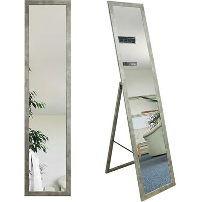 ART Miroir de dressing sur pied 155,8 x 35,8 cm En béton Intemporel et élégant Cadre en MDF ART Miroir de dressing sur pied 155,8 x 35,8 cm En béton Intemporel et élégant Cadre en MDF