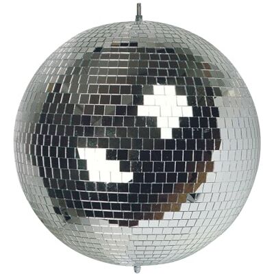 HQ-Power Boule a facettes 10 cm, mirror ball avec miroirs en verre, eclairage de fete avec effet lumineux pour piste de danse, club et decoration, scene mariage Halloween HQ-Power Boule a facettes 10 cm, mirror ball avec miroirs en verre, eclairage de fete avec effet lumineux pour piste de danse, club et decoration, scene mariage Halloween