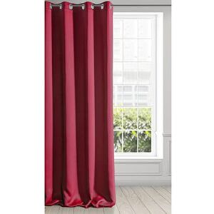 EUROFIRANY Voile en Velours Rouge - Rideau EUROFIRANY Voile en Velours Rouge - Rideau