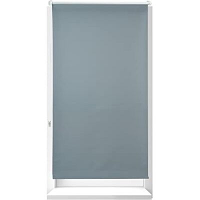 Relaxdays Store enrouleur occultant, sans perçage, protège de la chaleur, portes, fenêtres, 90x210 cm, tissu 86 cm, gris Relaxdays Store enrouleur occultant, sans perçage, protège de la chaleur, portes, fenêtres, 90x210 cm, tissu 86 cm, gris