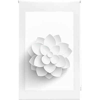 Blindecor Flores Store enrouleur translucide avec impression numérique Modèle Flower 110 x 180 cm Store enrouleur translucide Taille du tissu 107 x 175 cm Blindecor Flores Store enrouleur translucide avec impression numérique Modèle Flower 110 x 180 cm Store enrouleur translucide Taille du tissu 107 x 175 cm