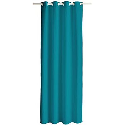TODAY 257415 Rideau à œillets Coton Mer du Sud/Bleu 140 x 250 cm TODAY 257415 Rideau à œillets Coton Mer du Sud/Bleu 140 x 250 cm