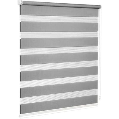 Emmevi Store enrouleur fenêtre porte intérieure maison bureau kit montage mural cadre sans trous 120 x 180 gris Emmevi Store enrouleur fenêtre porte intérieure maison bureau kit montage mural cadre sans trous 120 x 180 gris