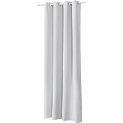 WOLTU VH5877ws Rideau occultant mat thermique isolant pour fenêtres, salon, rideau de soleil, avec œillets en métal inoxydable, pour chambre à coucher, 1 panneau blanc, 135 x 245 cm WOLTU VH5877ws Rideau occultant mat thermique isolant pour fenêtres, salon, rideau de soleil, avec œillets en métal inoxydable, pour chambre à coucher, 1 panneau blanc, 135 x 245 cm