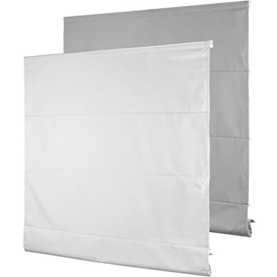 Ventanara ® Store romain occultant, sans perçage, fixation Klemmfix, avec matériel de montage (75 x 220 cm, blanc) Ventanara ® Store romain occultant, sans perçage, fixation Klemmfix, avec matériel de montage (75 x 220 cm, blanc)