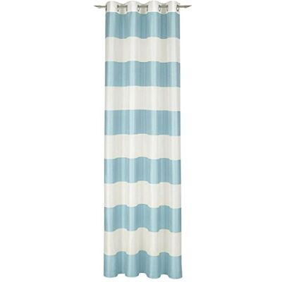 Deko Trends Savanna 6237094 50 Rideau à œillets, Plastique Blanc/türikis, 245 x 144 cm Deko Trends Savanna 6237094 50 Rideau à œillets, Plastique Blanc/türikis, 245 x 144 cm