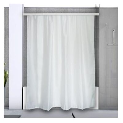Spirella - Barre pour rideau de douche d'angle 90x90cm Blanc Spirella - Barre pour rideau de douche d'angle 90x90cm Blanc