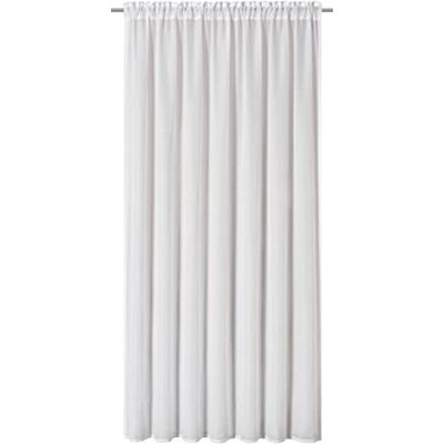 Elbersdrucke 201753 Rideau avec cordon de serrage Spume 00 blanc 140 x 255 cm semi-transparent 201760 Rideau pour salon, chambre à coucher, cuisine, couloir, chambre d'enfant Elbersdrucke 201753 Rideau avec cordon de serrage Spume 00 blanc 140 x 255 cm semi-transparent 201760 Rideau pour salon, chambre à coucher, cuisine, couloir, chambre d'enfant