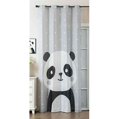 Gardinenbox Seoul Collection 2024120 Rideau à œillets en fibre épaisse Motif panda Impression numérique Œillets Aspect lin Seoul transparent Opaque 245 x 140 cm (H x l) Gardinenbox Seoul Collection 2024120 Rideau à œillets en fibre épaisse Motif panda Impression numérique Œillets Aspect lin Seoul transparent Opaque 245 x 140 cm (H x l)