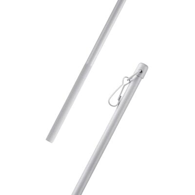 Bestlivings Tringle à rideau en aluminium (100 cm/blanc) pour chariot de panneaux Bestlivings Tringle à rideau en aluminium (100 cm/blanc) pour chariot de panneaux