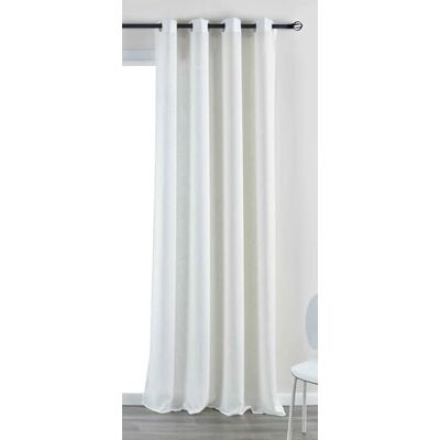 Gardinenbox Rideau à œillets « Essen » 245 x 145 cm (H x l) Beige Cationic Structure en lin opaque et translucide 210 g/m² 202430 Gardinenbox Rideau à œillets « Essen » 245 x 145 cm (H x l) Beige Cationic Structure en lin opaque et translucide 210 g/m² 202430