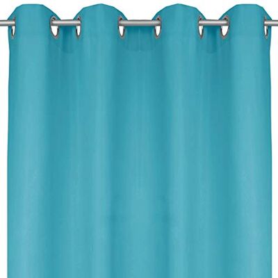 Bestlivings Ellen Rideau décoratif avec œillets, Tissu, Türkis Petrol, 140x175 cm Bestlivings Ellen Rideau décoratif avec œillets, Tissu, Türkis Petrol, 140x175 cm