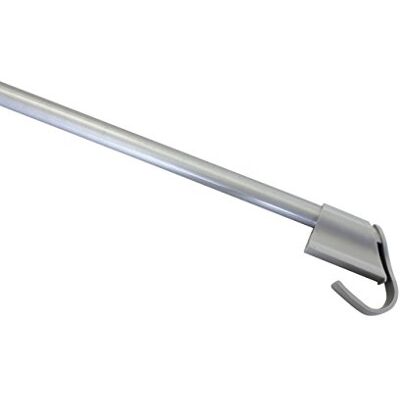 Gardinia Tringle à rideaux extensible sans perçage ni vis Ø 10/12 mm Longueur 75-125 cm Métal Argent Gardinia Tringle à rideaux extensible sans perçage ni vis Ø 10/12 mm Longueur 75-125 cm Métal Argent