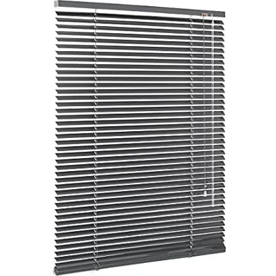 Ventanara ® Store plissé en aluminium Plusieurs tailles (60 x 220 cm, gris mat) Ventanara ® Store plissé en aluminium Plusieurs tailles (60 x 220 cm, gris mat)