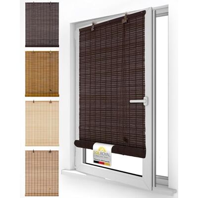 Sol Royal store bambou sans perçage intérieur avec fixations Klemmfix bois Sol Royal store bambou sans perçage intérieur avec fixations Klemmfix bois