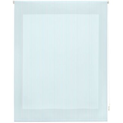 Blindecor Store enrouleur en tissu à rayures Turquoise 100 x 250 cm Blindecor Store enrouleur en tissu à rayures Turquoise 100 x 250 cm