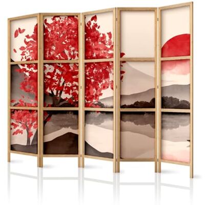 framed concept – paravent en Bois 5 Panneaux 225 x 172 cm, Style Oriental, cloison décorative intérieure framed concept – paravent en Bois 5 Panneaux 225 x 172 cm, Style Oriental, cloison décorative intérieure