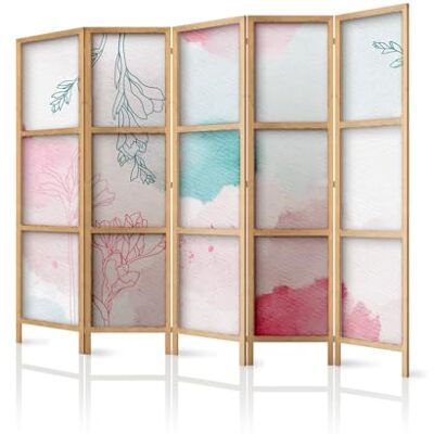 framed concept – paravent en Bois 5 Panneaux 225 x 172 cm, Style Oriental, cloison décorative intérieure framed concept – paravent en Bois 5 Panneaux 225 x 172 cm, Style Oriental, cloison décorative intérieure