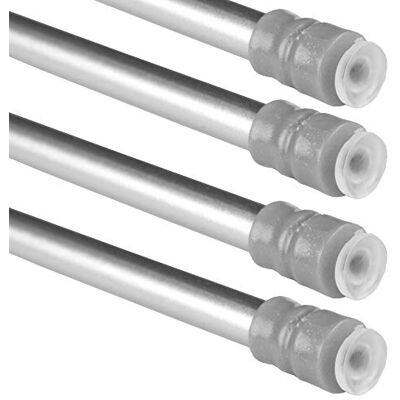 Bestlivings Tringle à Rideaux 4 pièces (Argentè) sans perçage, Installation Facile, Tringle escamotable pour Serrage 60-90 cm Bestlivings Tringle à Rideaux 4 pièces (Argentè) sans perçage, Installation Facile, Tringle escamotable pour Serrage 60-90 cm