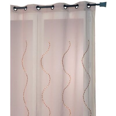 HomeMaison HM698853962 Panneau Étamine Brodée Fantaisies Jeu de Lignes Taupe 140 x 240 cm HomeMaison HM698853962 Panneau Étamine Brodée Fantaisies Jeu de Lignes Taupe 140 x 240 cm