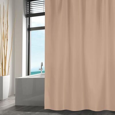 MSV Rideau de douche 180 x 200 cm, Cappuccino, polyester imperméable pour salle de bain élégant et moderne, idéal pour créer une atmosphère chaleureuse et accueillante, 180 x 200 cm MSV Rideau de douche 180 x 200 cm, Cappuccino, polyester imperméable pour salle de bain élégant et moderne, idéal pour créer une atmosphère chaleureuse et accueillante, 180 x 200 cm