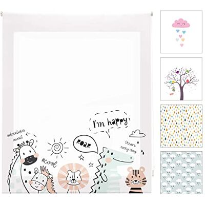 Marque Zoocool store enroulable translucide - 110x180 cm Marque Zoocool store enroulable translucide - 110x180 cm
