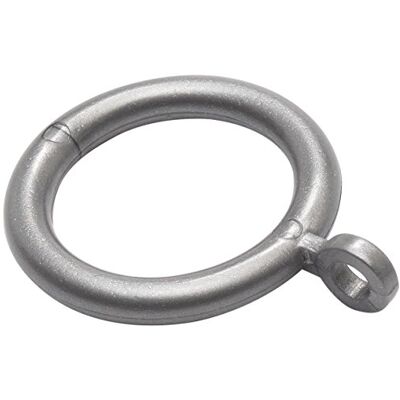 Merriway BH03181 Lot de 8 anneaux de tringle à rideaux en plastique avec œillet fixe, diamètre intérieur 28 mm diamètre extérieur 40 mm Gris Merriway BH03181 Lot de 8 anneaux de tringle à rideaux en plastique avec œillet fixe, diamètre intérieur 28 mm diamètre extérieur 40 mm Gris