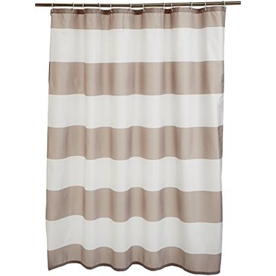 Rideau de douche Amazon Basics - Polyester imperméable, 72 x 72 pouces Rideau de douche Amazon Basics - Polyester imperméable, 72 x 72 pouces