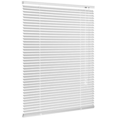 Ventanara ® Store vénitien en aluminium blanc avec matériel de montage avec et sans perçage 130 x 220 cm Ventanara ® Store vénitien en aluminium blanc avec matériel de montage avec et sans perçage 130 x 220 cm