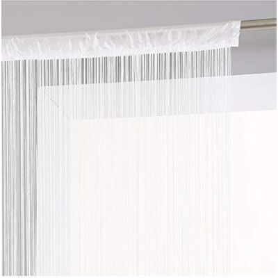 ATMOSPHERA CREATEUR D'INTERIEUR Rideau de Fil Blanc 90 x 200 cm Atmosphera ATMOSPHERA CREATEUR D'INTERIEUR Rideau de Fil Blanc 90 x 200 cm Atmosphera