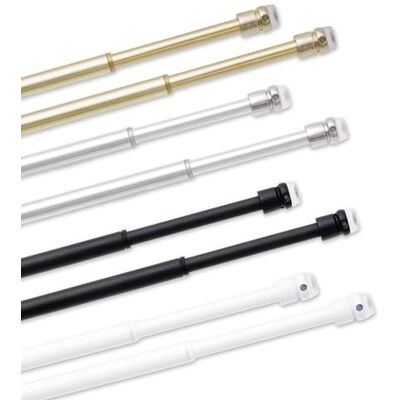 BricoShopping ® Paire de barres à pression réglables avec ressort extensibles pour portes Finestre baguettes et clous tige rideau en verre fenêtre rideaux d'intérieur sans perçage (27/36, blanc) BricoShopping ® Paire de barres à pression réglables avec ressort extensibles pour portes Finestre baguettes et clous tige rideau en verre fenêtre rideaux d'intérieur sans perçage (27/36, blanc)