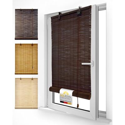 Sol Royal store enrouleur bambou bois naturel exterieur intérieur clip Sol Royal store enrouleur bambou bois naturel exterieur intérieur clip