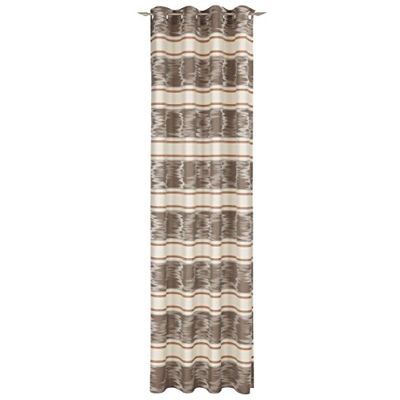 Deko Trends Stanza 6237112 88 Rideau à œillets, Plastique, Beige/Marron, 245 x 146 cm Deko Trends Stanza 6237112 88 Rideau à œillets, Plastique, Beige/Marron, 245 x 146 cm