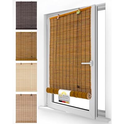 Sol Royal store bambou sans perçage intérieur avec fixations Klemmfix bois Sol Royal store bambou sans perçage intérieur avec fixations Klemmfix bois