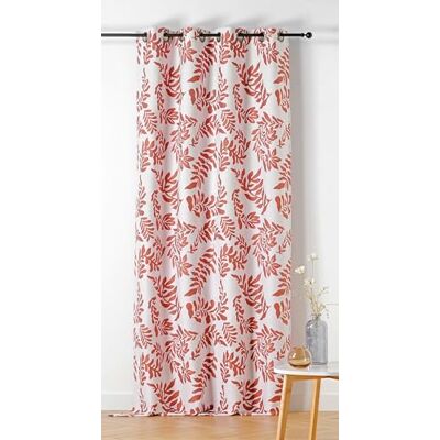 Linder Rideau Tissus Upcyclé Tissé et Teint en France Rideau Style Nature Finition Œillets Canon de Fusil Coloris Orange Terracotta Dimensions 140x240cm Collection Amélie Linder Rideau Tissus Upcyclé Tissé et Teint en France Rideau Style Nature Finition Œillets Canon de Fusil Coloris Orange Terracotta Dimensions 140x240cm Collection Amélie