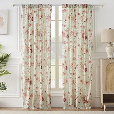 Greenland Home Fashions Greenland Home Antique Rose Lot de 2 rideaux 100% coton – 106,7 x 213,4 cm chacun – Bleu Greenland Home Fashions Greenland Home Antique Rose Lot de 2 rideaux 100% coton – 106,7 x 213,4 cm chacun – Bleu