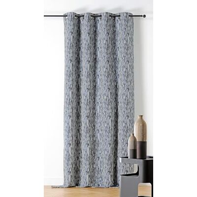 Linder Rideau Tissus Upcyclé Tissé et Teint en France Rideau Style Mineral Moucheté Finition Œillets Canon de Fusil Coloris Bleu Cobalt Dimensions 140x240cm Collection Basalte Linder Rideau Tissus Upcyclé Tissé et Teint en France Rideau Style Mineral Moucheté Finition Œillets Canon de Fusil Coloris Bleu Cobalt Dimensions 140x240cm Collection Basalte